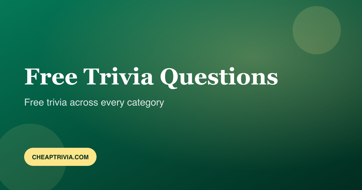 General Knowledge Quiz Questions and Answers